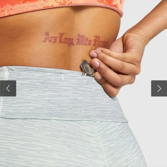 Gymshark Speed Leggings,Color Smokey Gray/Green Size M - Picture 12 of 16